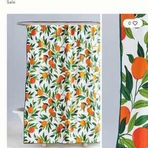 Printfresh Citrus Garden Shower Curtain
